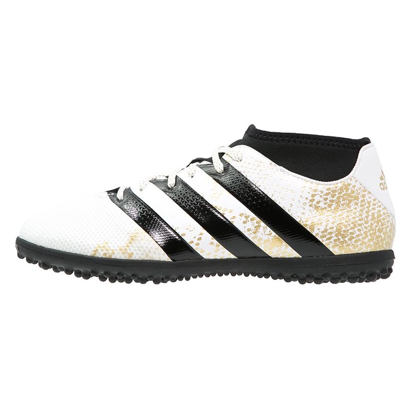 adidas Performance ACE 16.3 PRIMEMESH TF Fußballschuh Multinocken white/gold metallic/core black