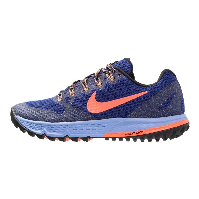 Nike Performance AIR ZOOM WILDHORSE 3 Laufschuh Trail deep royal blue/hyper orange/chalk blue