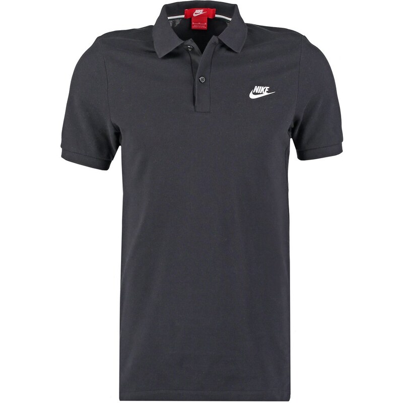 Nike Sportswear SLIM FIT Poloshirt black/white