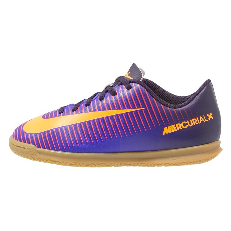 Nike Performance MERCURIAL VORTEX III IC Fußballschuh Halle purple dynasty/bright citrus/hyper grape/total crimson