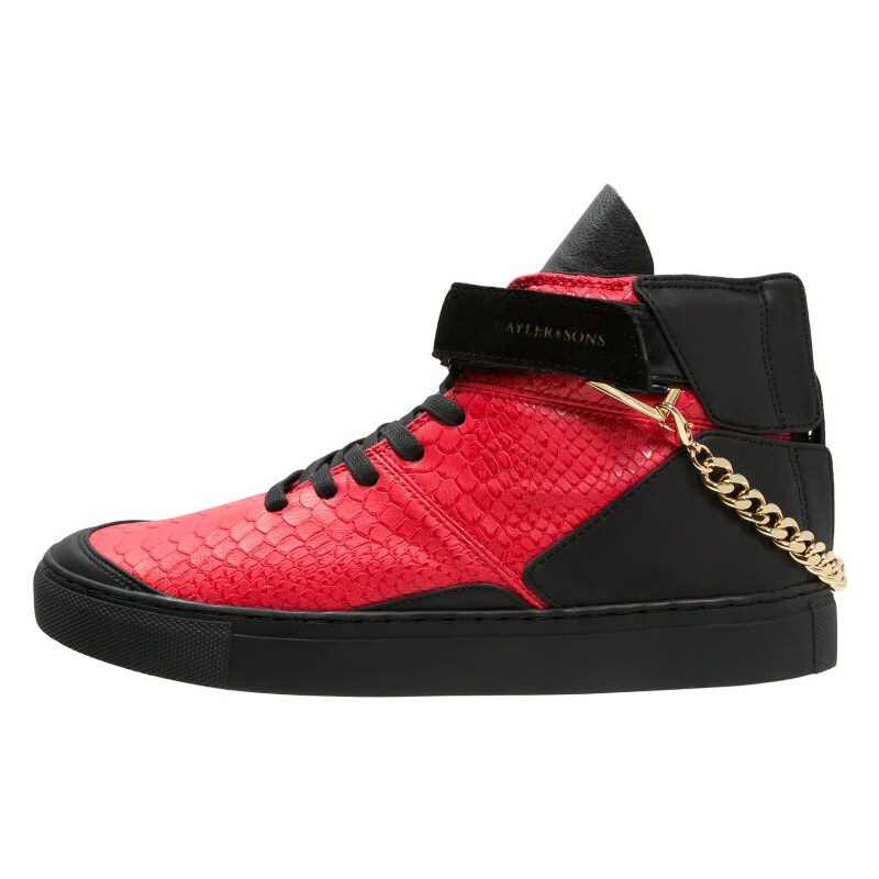 Cayler & Sons HAMACHI Sneaker high vintage black/red/gold