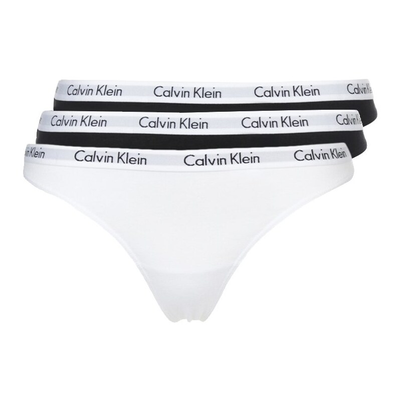 Calvin Klein Underwear CAROUSEL 3 PACK String black/white