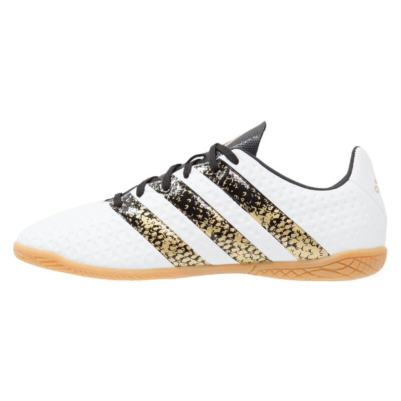 adidas Performance ACE 16.4 IN Fußballschuh Halle white/core black/gold metallic
