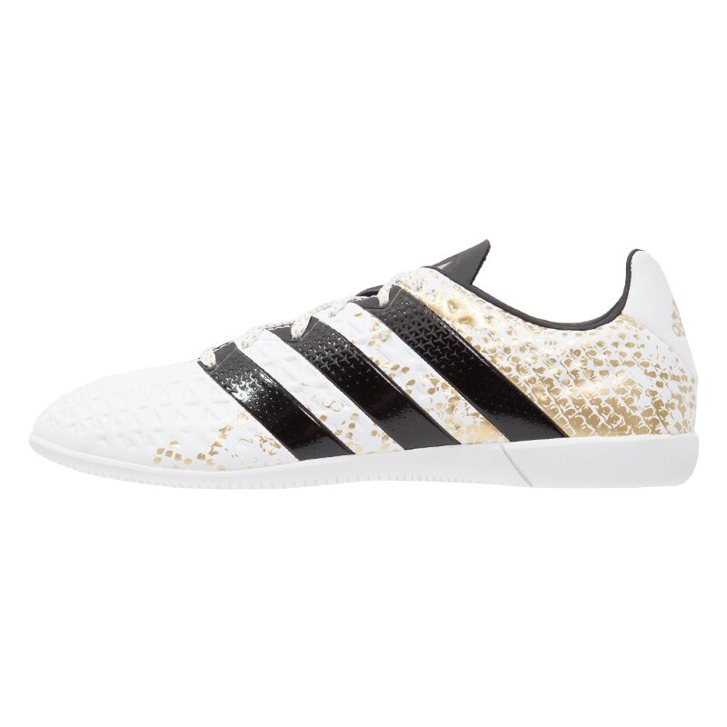 adidas Performance ACE 16.3 IN Fußballschuh Halle white/core black/gold metallic