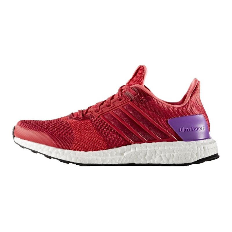 adidas Performance ULTRA BOOST ST Laufschuh Stabilität ray red/unity pink/shock red