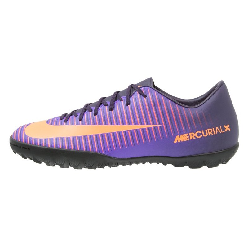 Nike Performance MERCURIALX VICTORY VI TF Fußballschuh Multinocken purple dynasty/bright citrus/hyper grape/total crimson