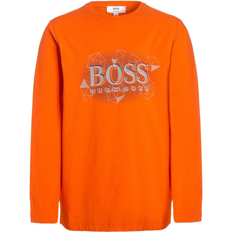 BOSS Kidswear Langarmshirt orange neon