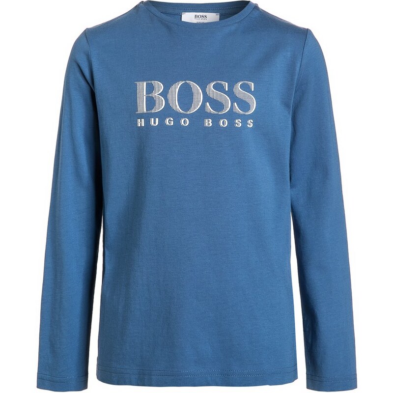 BOSS Kidswear Langarmshirt bleu air