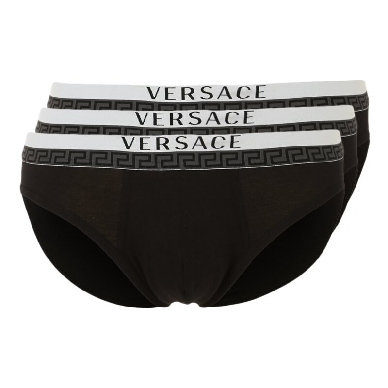 Versace 3 PACK Slip nero