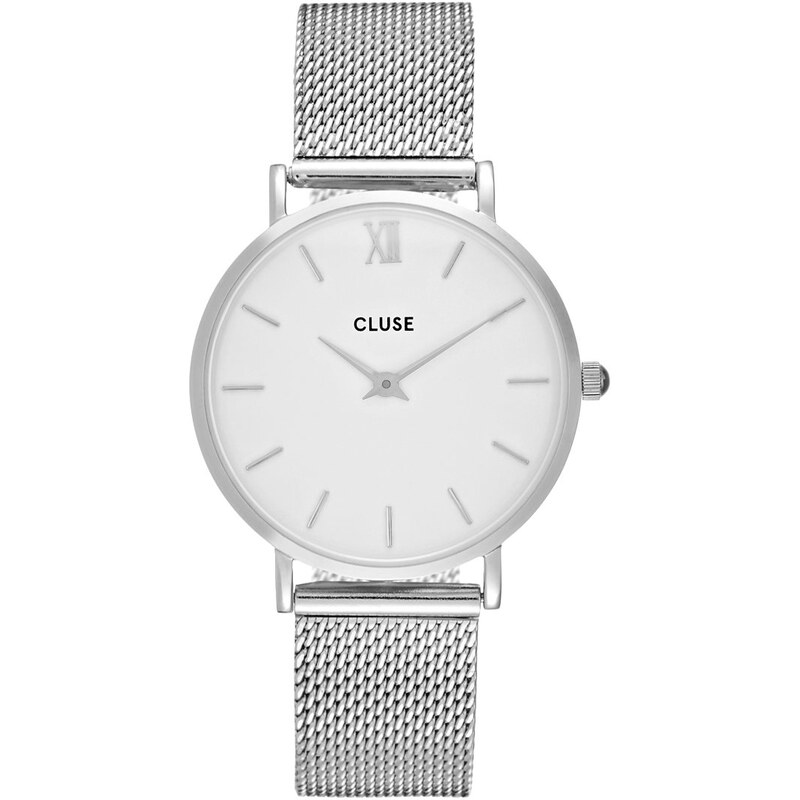 Cluse MINUIT Uhr silvercoloured/white