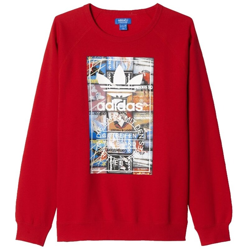 adidas Originals BACK TO SCHOOL CREW Sweatshirt scarlet