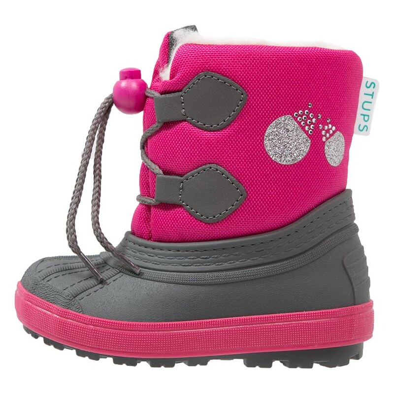 STUPS Snowboot / Winterstiefel pink/grey