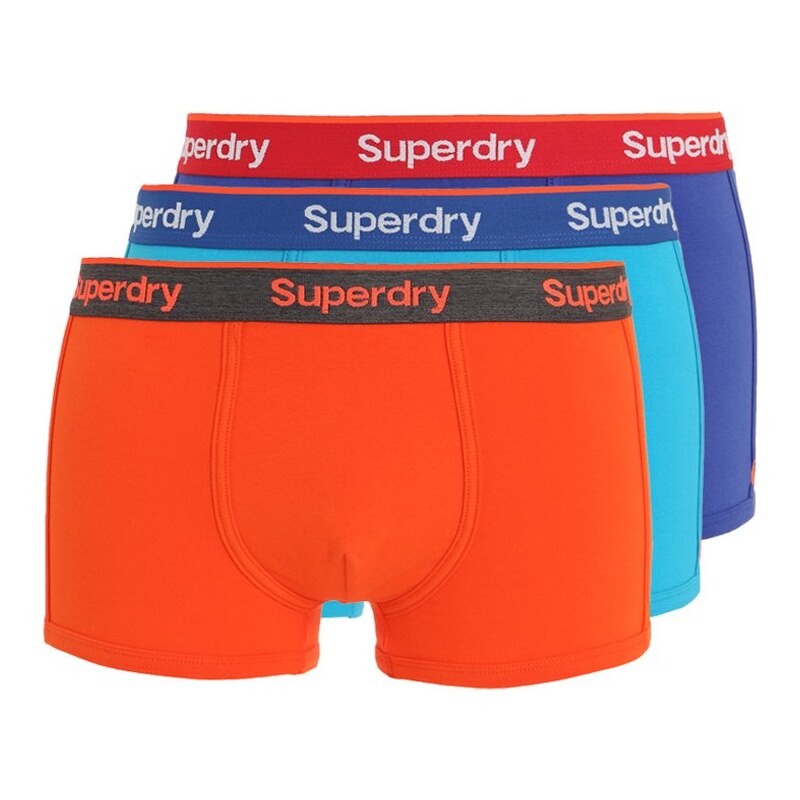 Superdry 3 PACK Panties aloha blue/hawaii blue/orange