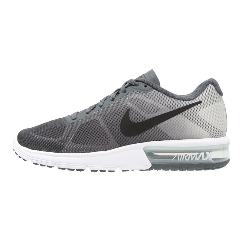 Nike Performance AIR MAX SEQUENT Sneaker low dark grey/black/pure platinum/metallic platinum/white