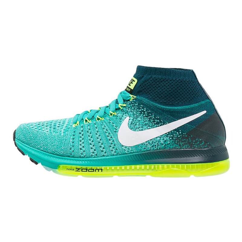 Nike Performance ZOOM ALL OUT FLYKNIT Sneaker high clear jade/white/midnight turquoise