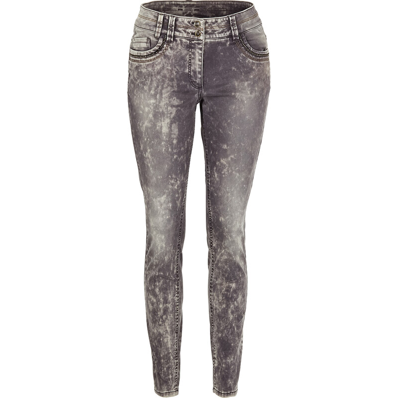 BODYFLIRT Jeans in grau für Damen von bonprix