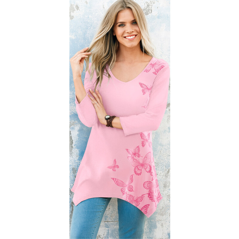 bpc bonprix collection 3/4 Arm-Shirt in rosa für Damen von bonprix