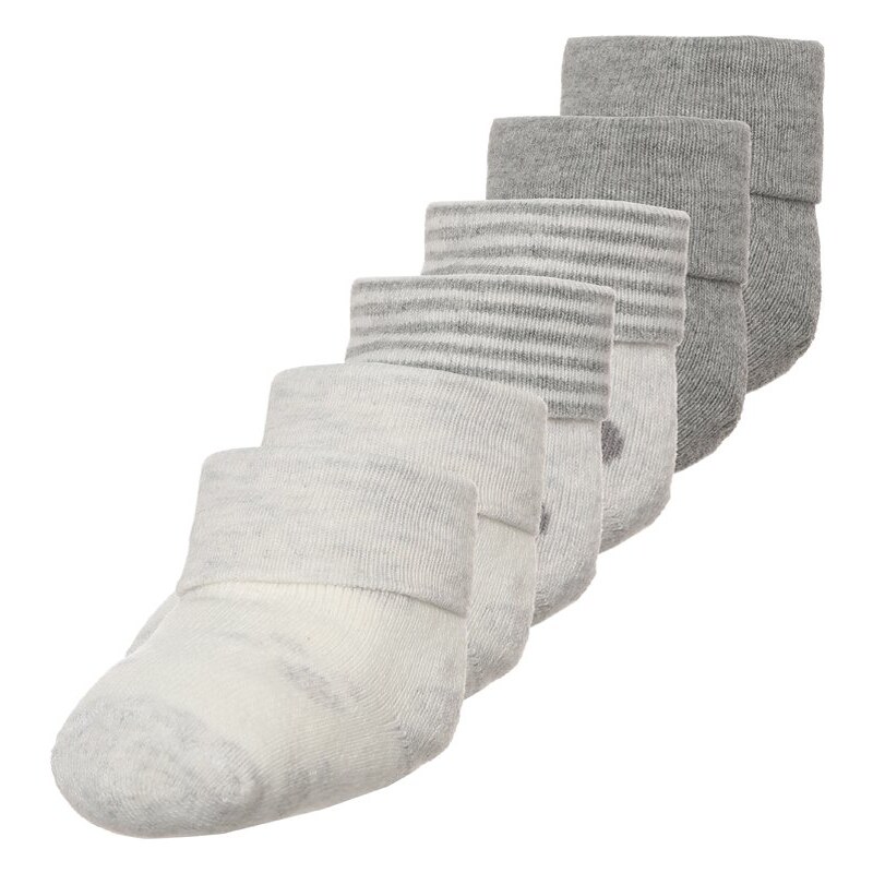 Ewers 6 PACK Socken grau melange