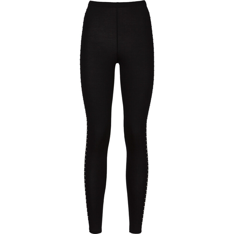 BODYFLIRT boutique Leggings mit Nieten Teri in schwarz für Damen von bonprix