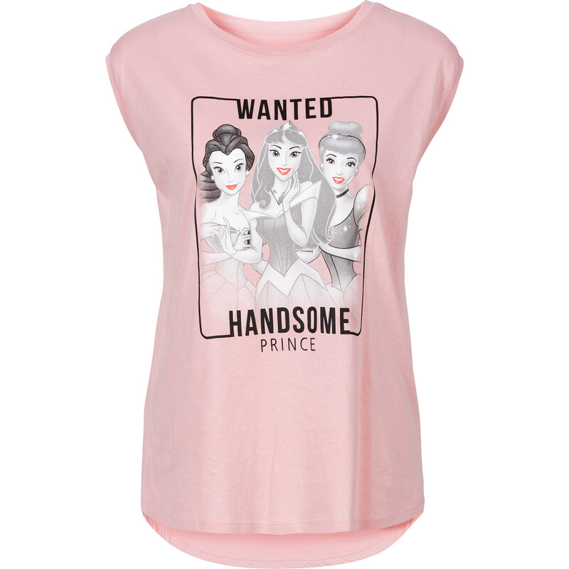 Disney Shirt ohne Ärmel in rosa für Damen von bonprix