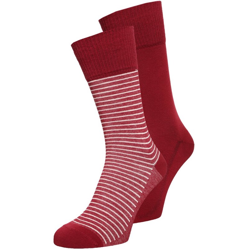 Levi´s® LEVIS 168SF REGULAR CUT STRIPE 2 PACK Socken red