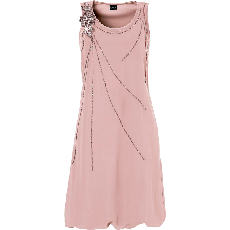 BODYFLIRT Kleid in rosa (Rundhals) von bonprix