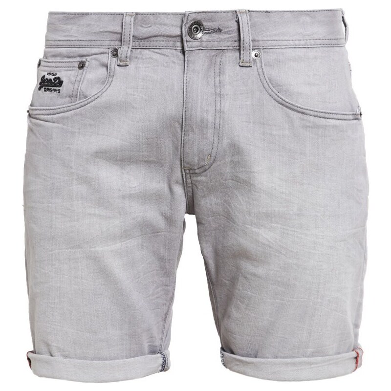 Superdry OFFICER Jeans Shorts faded grey