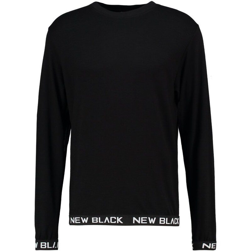 New Black SMASH CREW Langarmshirt black