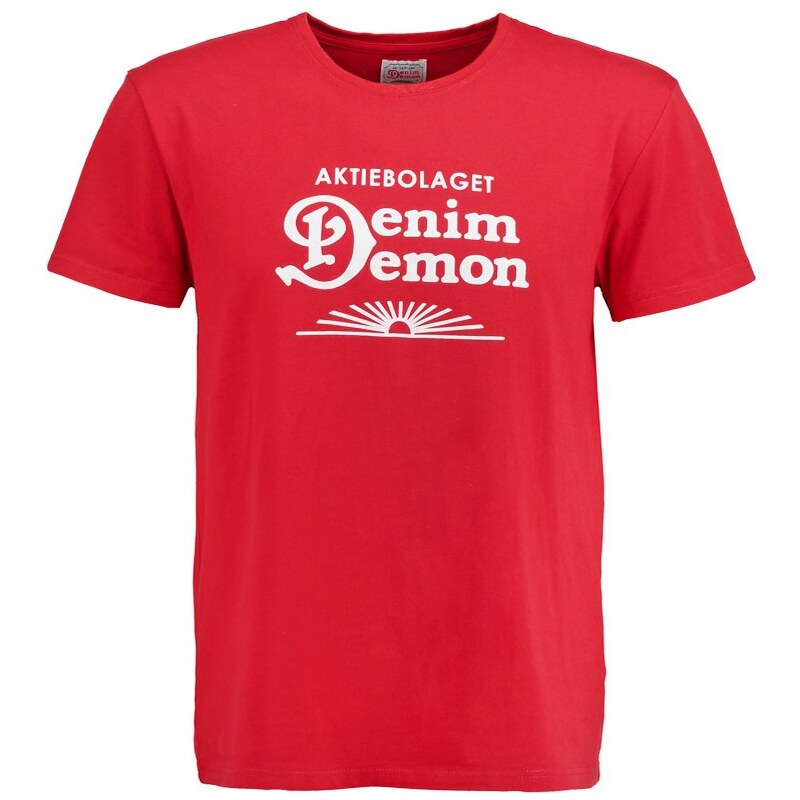 Denim Demon TShirt print red