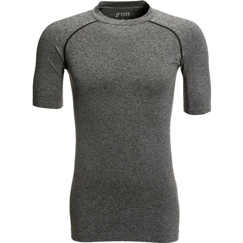 Your Turn Active Unterhemd / Shirt dark grey melange