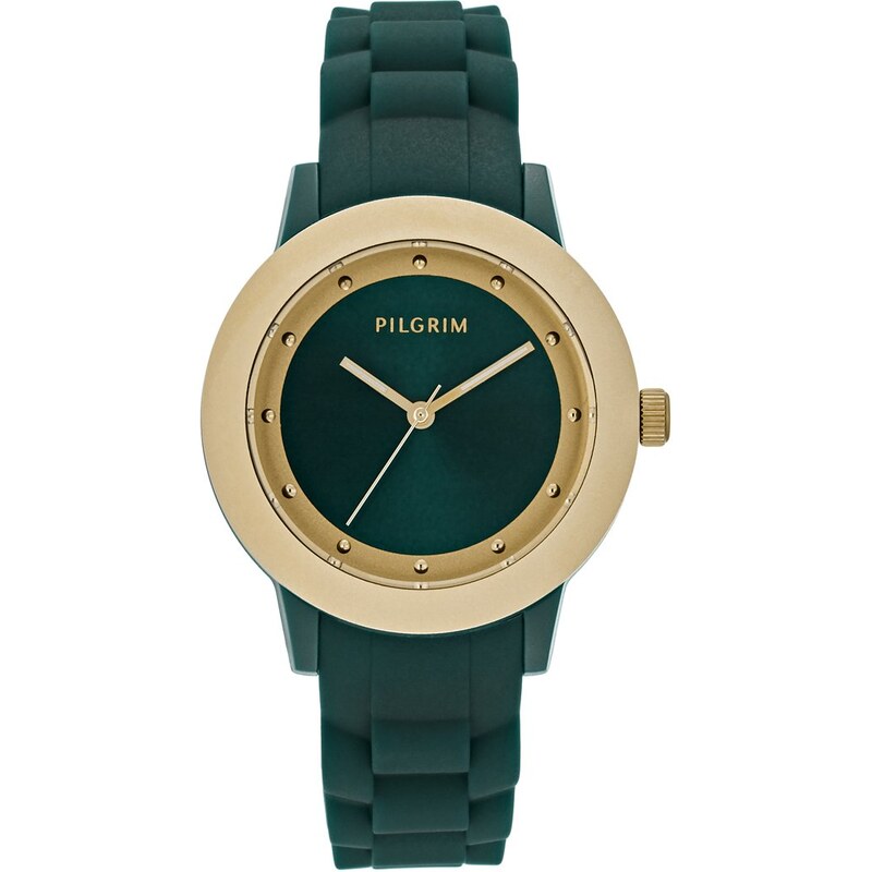 Pilgrim Uhr goldcoloured/green