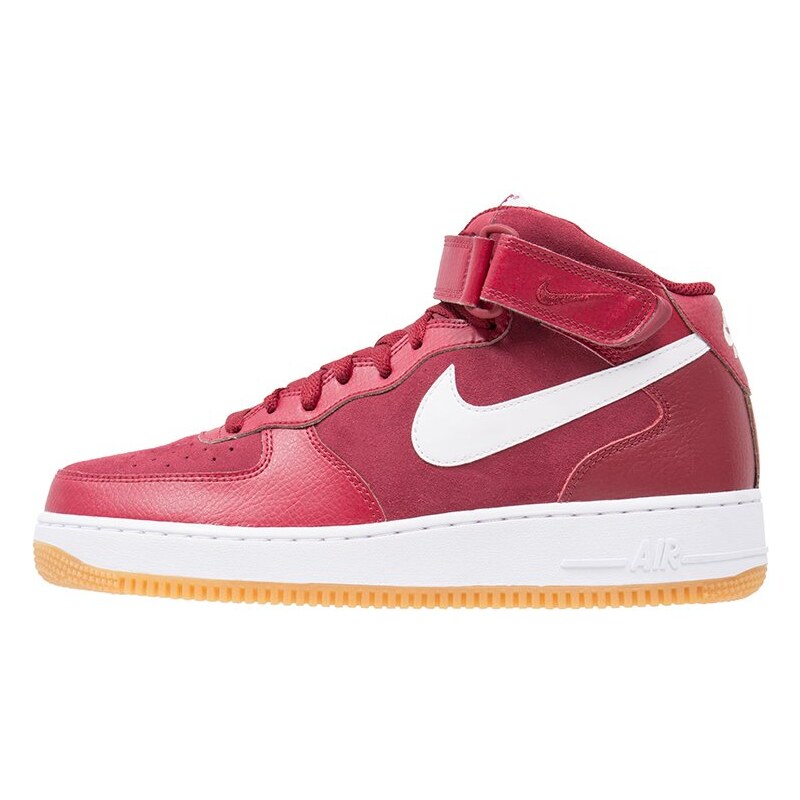 Nike Sportswear AIR FORCE 1 MID 07 Sneaker high team red/white/light brown