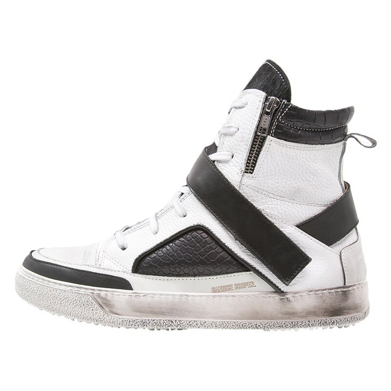 Candice Cooper Sneaker high bianco/nero