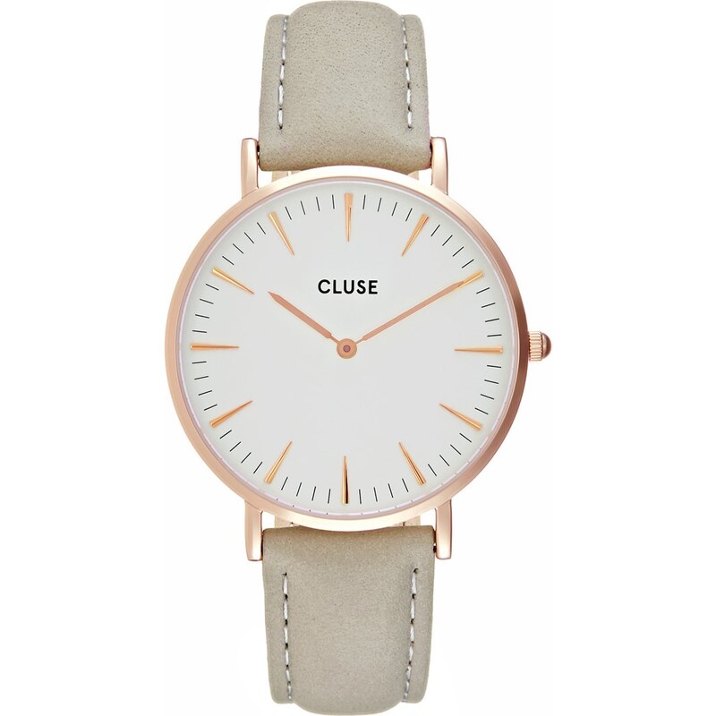 Cluse LA BOHÈME Uhr rose goldcoloured/white/grey