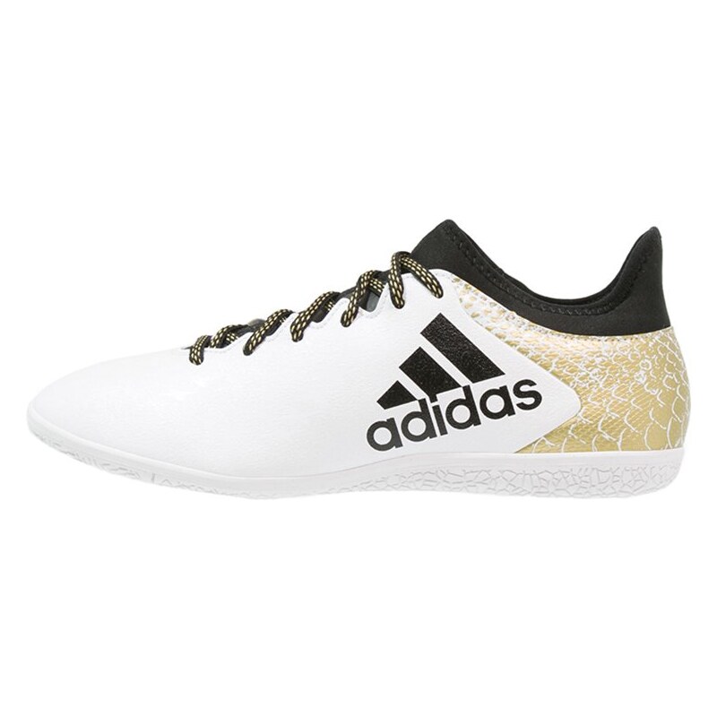 adidas Performance X 16.3 IN Fußballschuh Halle white/core black/gold metallic