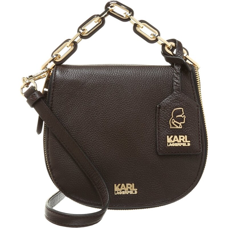 KARL LAGERFELD GRAINY Handtasche dark brown