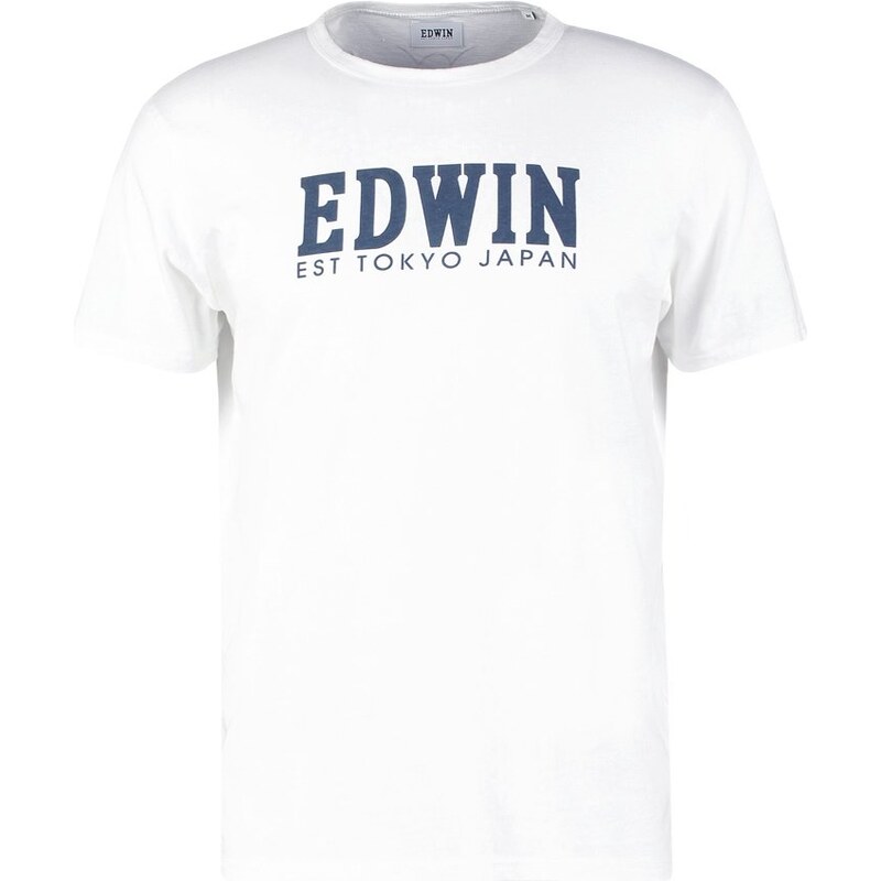 Edwin TYPE TShirt print white