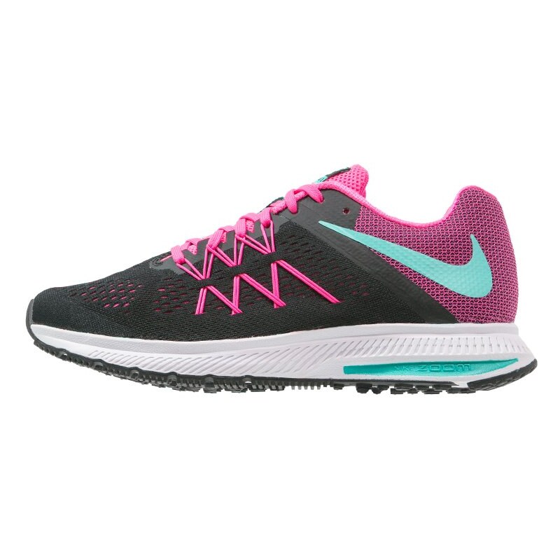 Nike Performance ZOOM WINFLO 3 Laufschuh Neutral black/clear pink