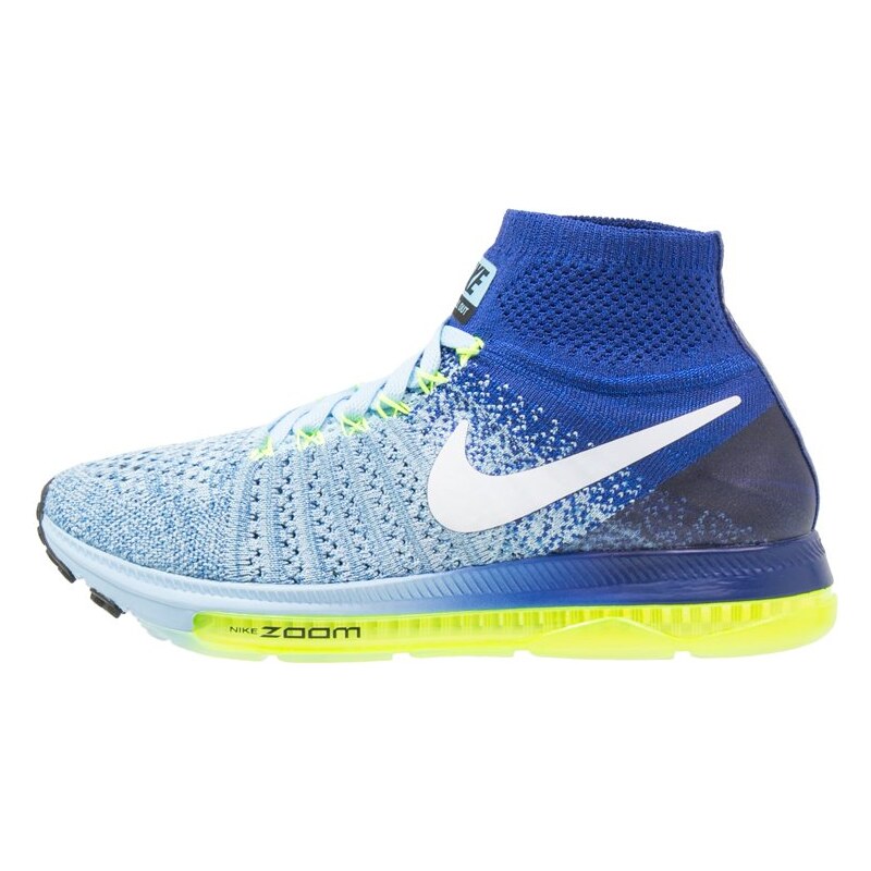 Nike Performance ZOOM ALL OUT FLYKNIT Sneaker high bluecap/white/deep royal blue/volt/black