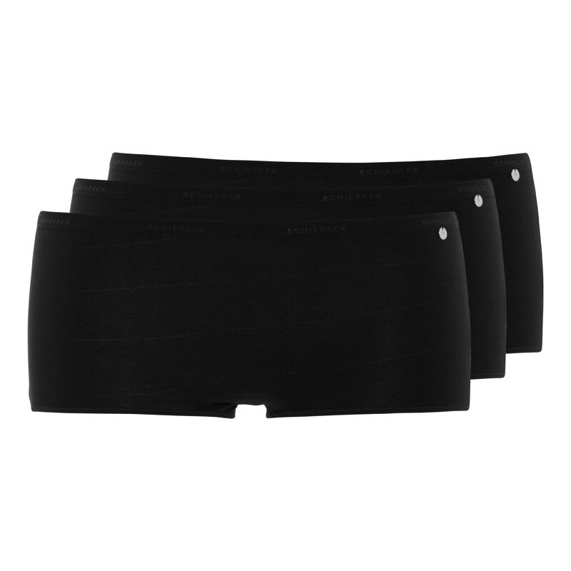 Schiesser 3 PACK Panties black