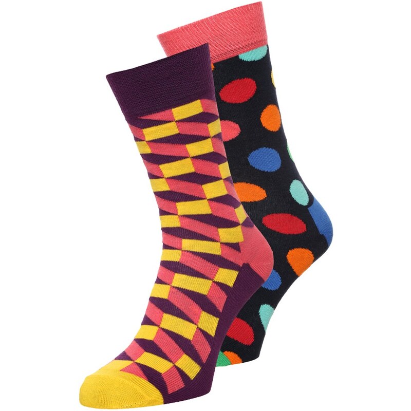 Happy Socks 2 PACK Socken pink/dark blue