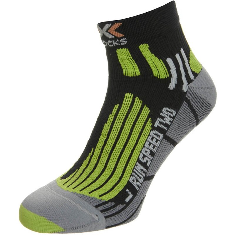 X Socks RUN SPEED TWO Sportsocken schwarz/grau/gelb