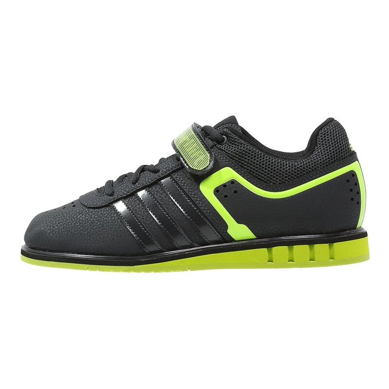 adidas Performance POWERLIFT 2.0 Trainings / Fitnessschuh dark grey/solar yellow/core black
