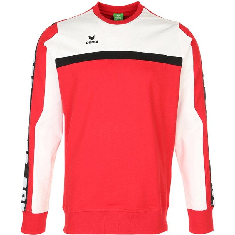 Erima 5CUBES Sweatshirt red/white/black