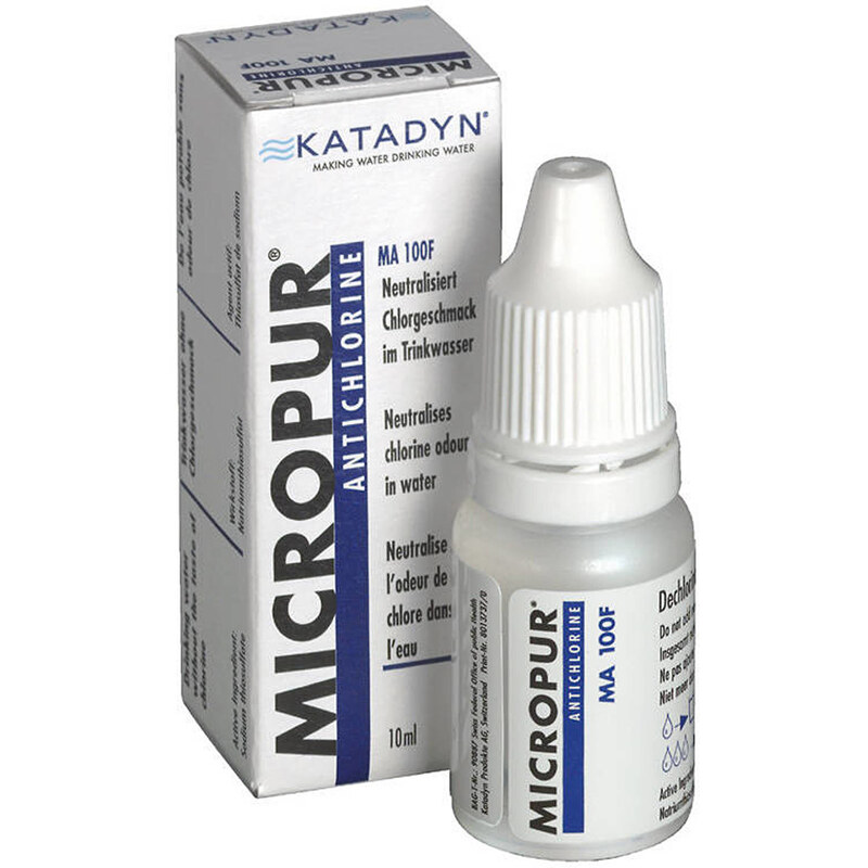 Katadyn: entspr. 70,00 Euro/100ml - Verpackung: 10ml - Trinkwasseraufbereitung Antichlor Micropur MA 100F
