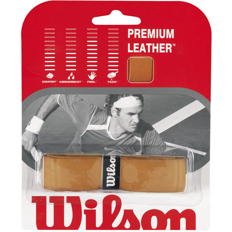 Wilson: Griffband Premium Leather braun