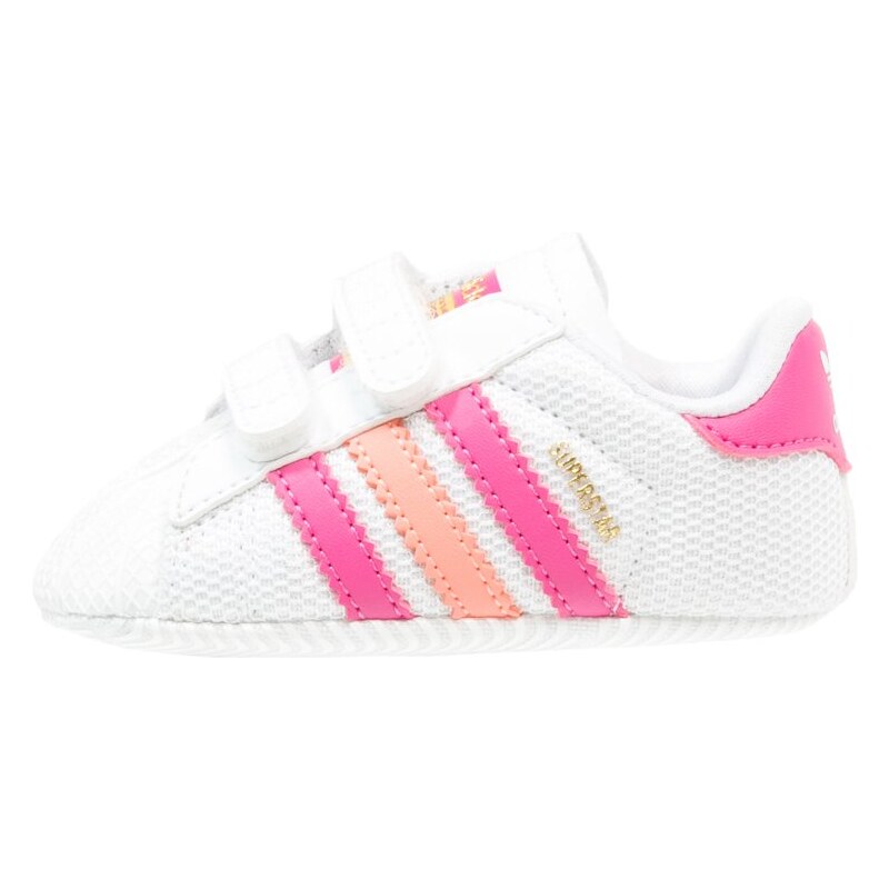 adidas Originals SUPERSTAR Krabbelschuh white/pink/sun glow