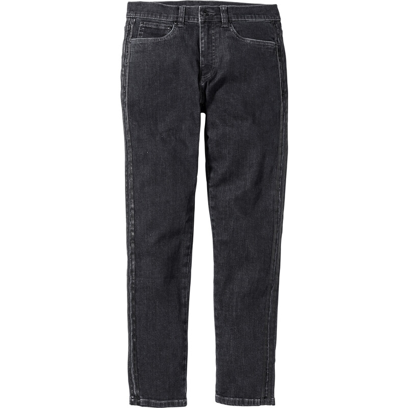 RAINBOW 5-Pocket-Stretch-Jeans Slim Fit Straight in grau für Herren von bonprix