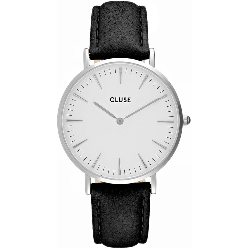 Cluse LA BOHÈME Uhr silvercoloured/white/black