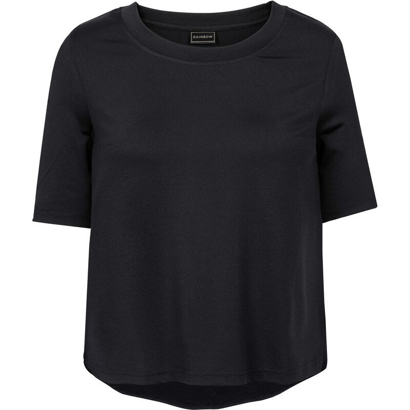 RAINBOW Shirt in schwarz (Rundhals) für Damen von bonprix